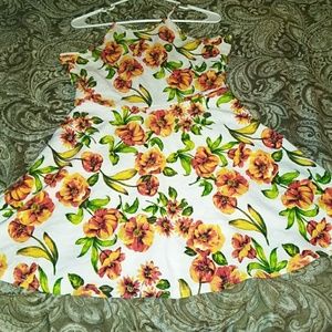 Woman's floral dress